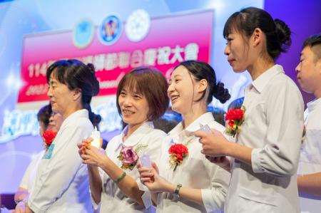 2025年5月7日行政院長卓榮泰出席114年國際護師節慶祝大會 　共8張